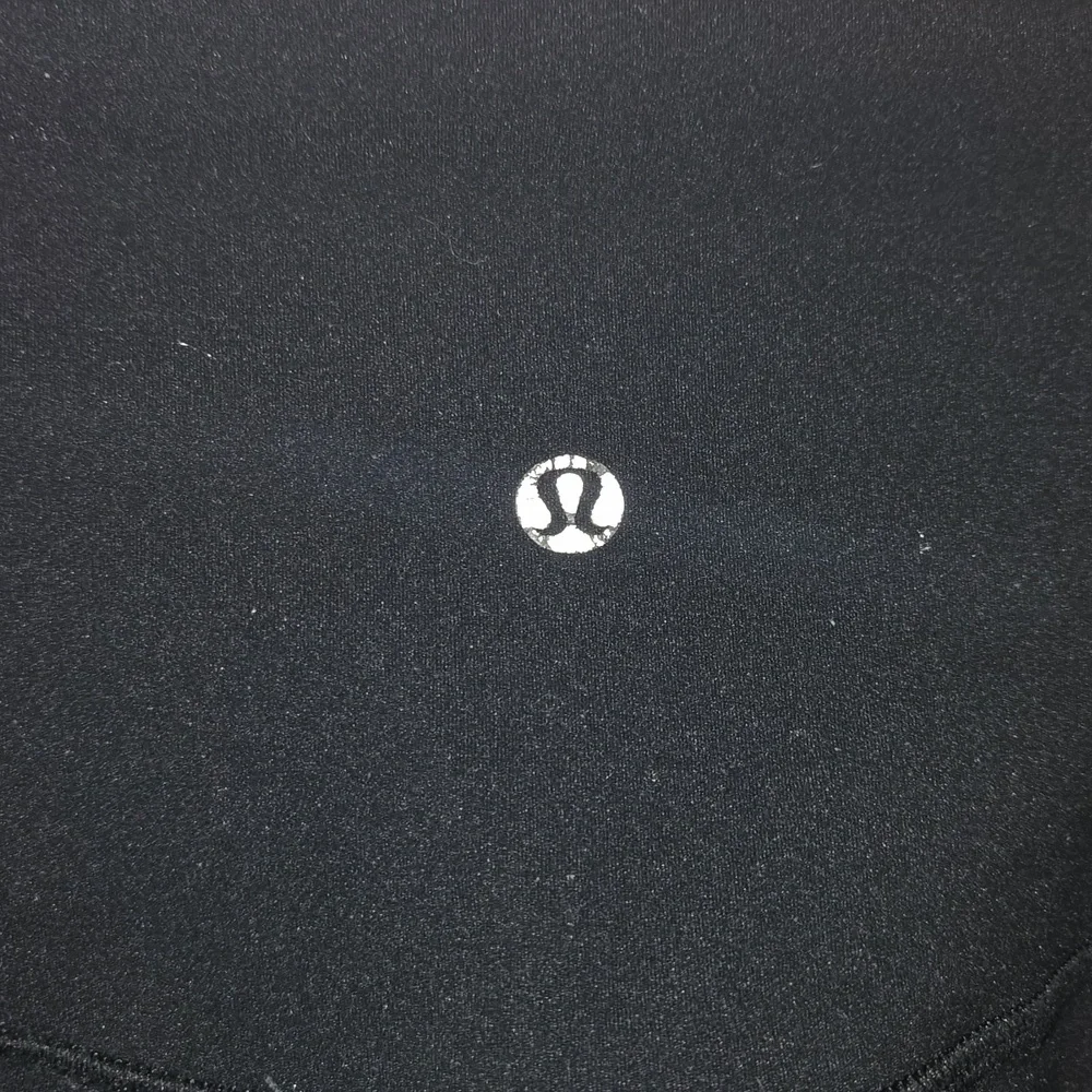Lululemon Black Cropped Leggings High‎ Rise Size 6